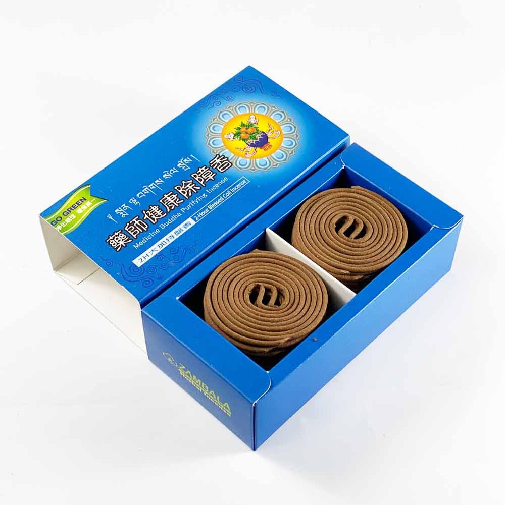 Zambala Medicine Buddha Purifying Incense Coil (2hrs)