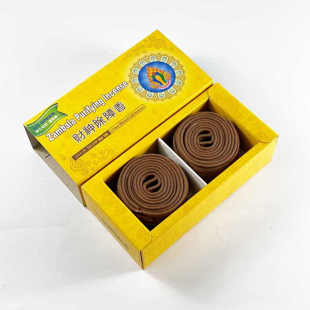 Zambala Wealth Purifying Incense Coils (2hrs)