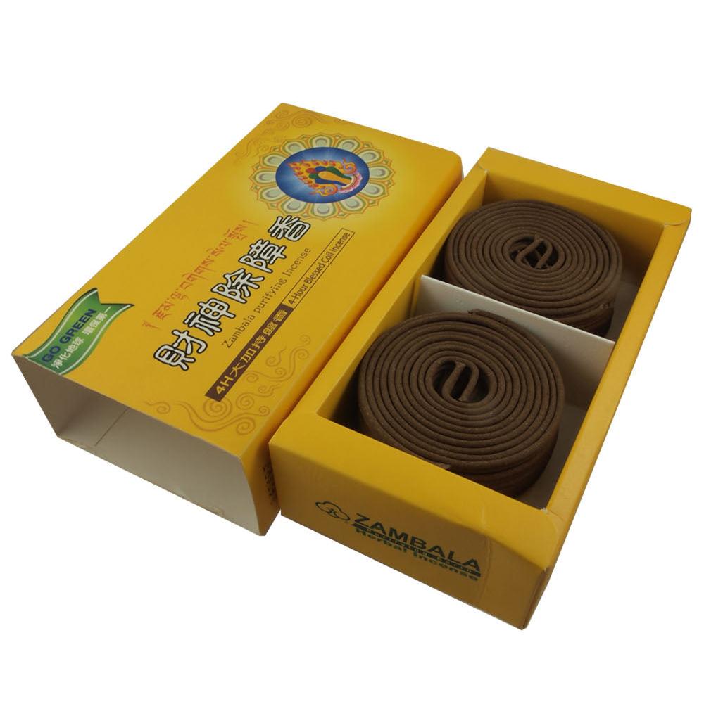 Zambala Wealth Purifying Incense Coils (4hrs)