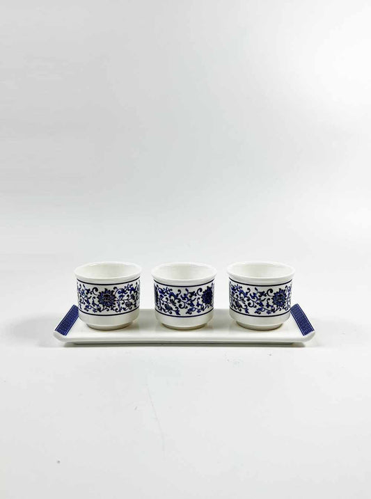 Blue Lotus Three Offering Cup Set