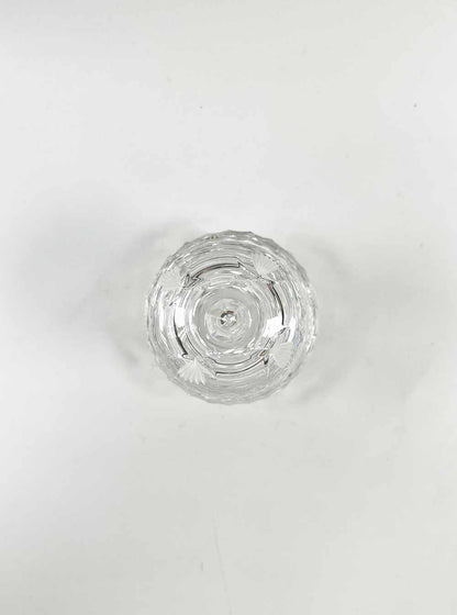 Bohemia Crystal Offering Cup with Lid and Plate 9cm