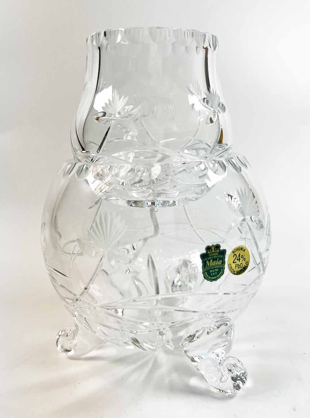 Bohemia Crystal Oil Lamp 18.5cm