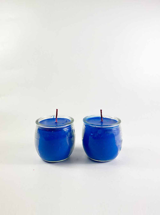 Butter Candle Cup in Blue (16 Hrs)