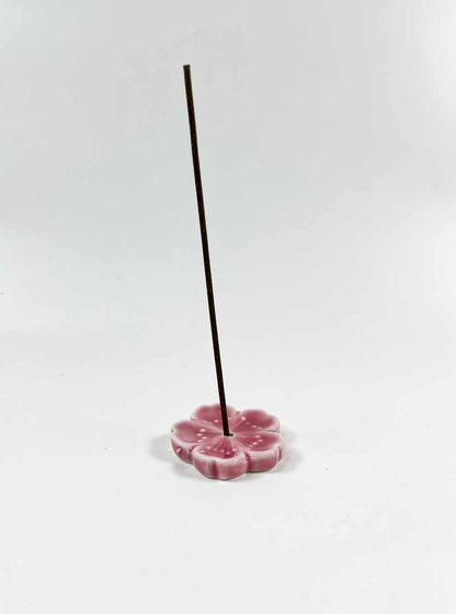 Ceramic Sakura Incense Stick Holder