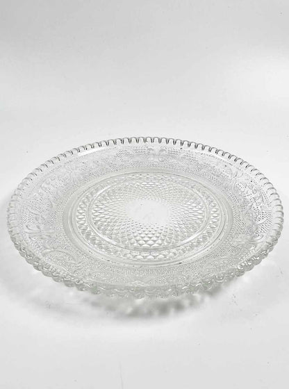 Glass Pattern Offering Plate 15cm