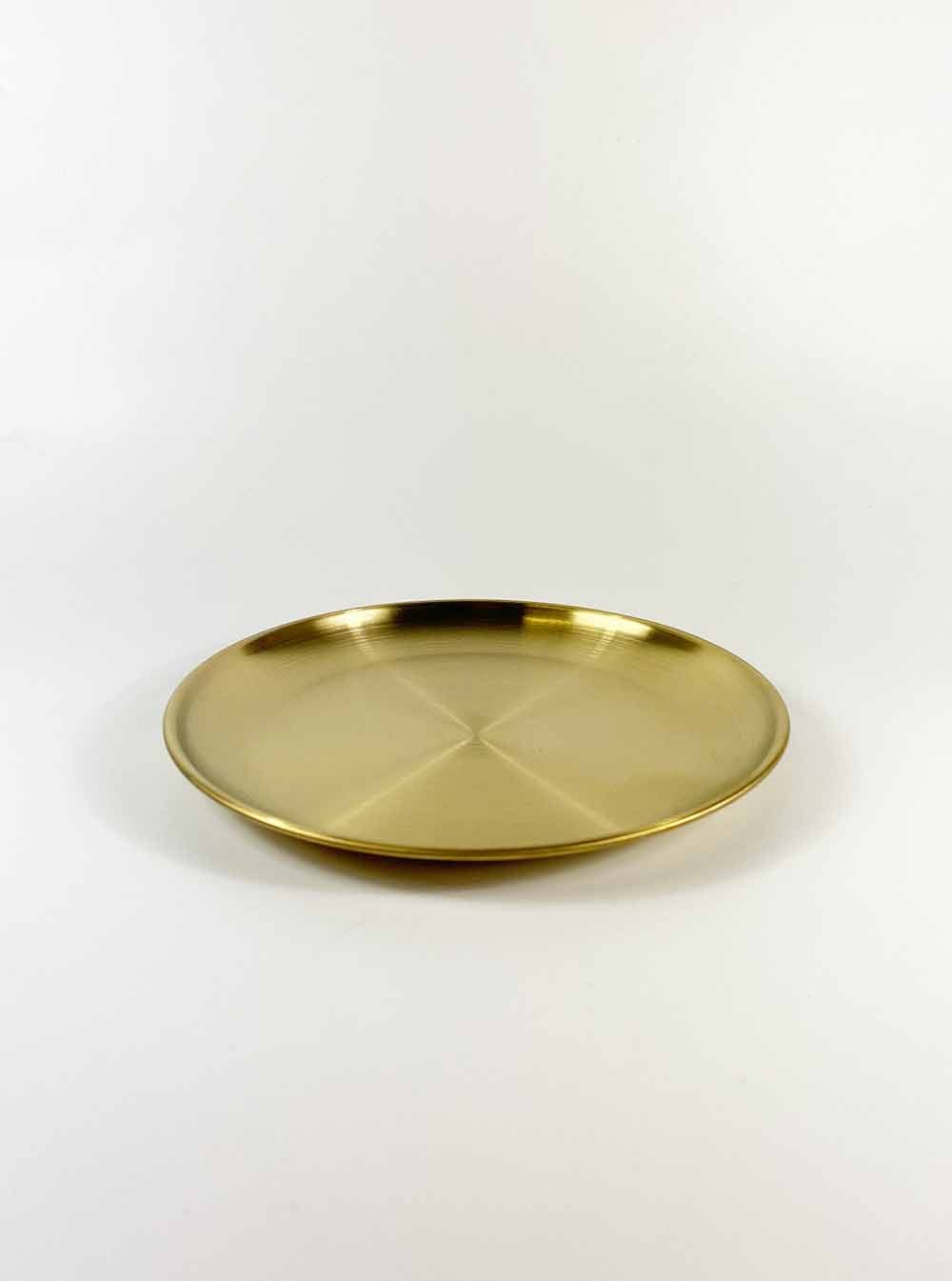 Gold-plated Minimalist Smoke Offering Burner Plate