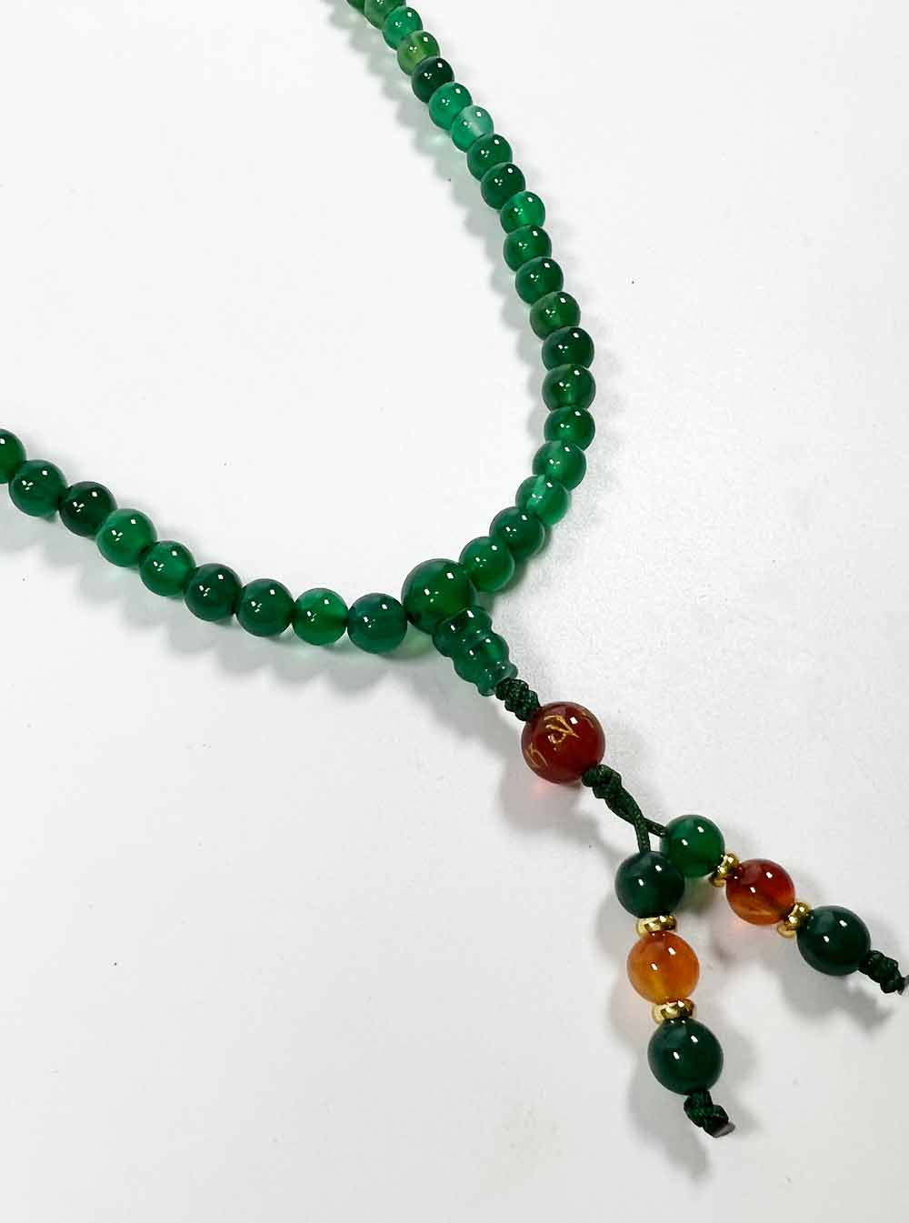 Green Agate Mala 108 Beads (6mm)