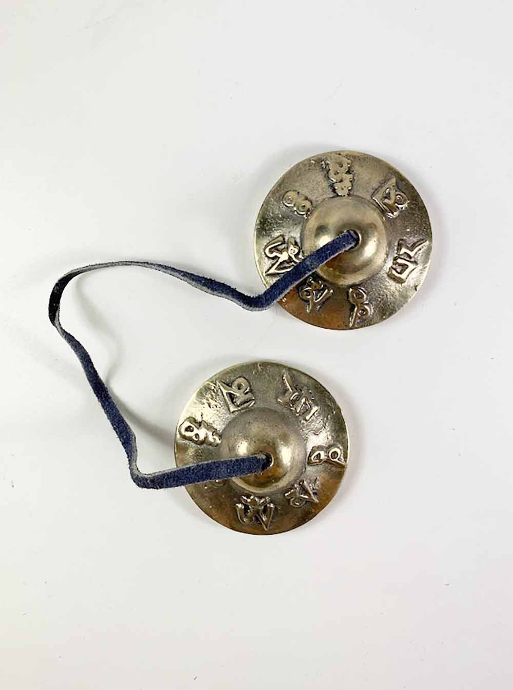 Hand-crafted Six Syllable Mantra Tibetan Hand Cymbal Bells