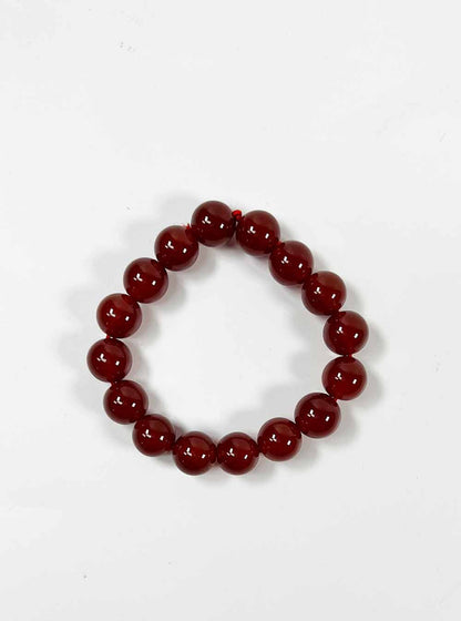 Red Agate Bracelet 12mm