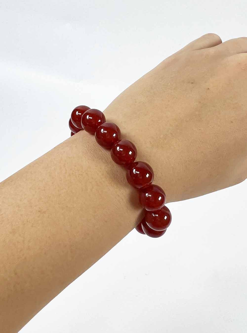 Red Agate Bracelet 12mm