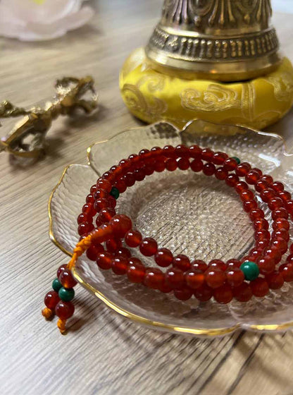 Red Agate Mala 108 Beads (6mm)