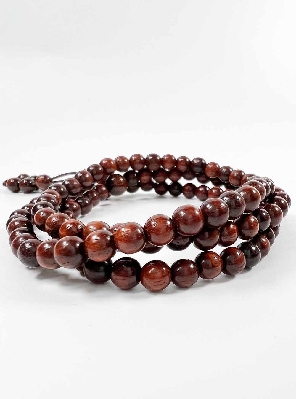 Red Sandalwood Mala 108 Beads (6mm)