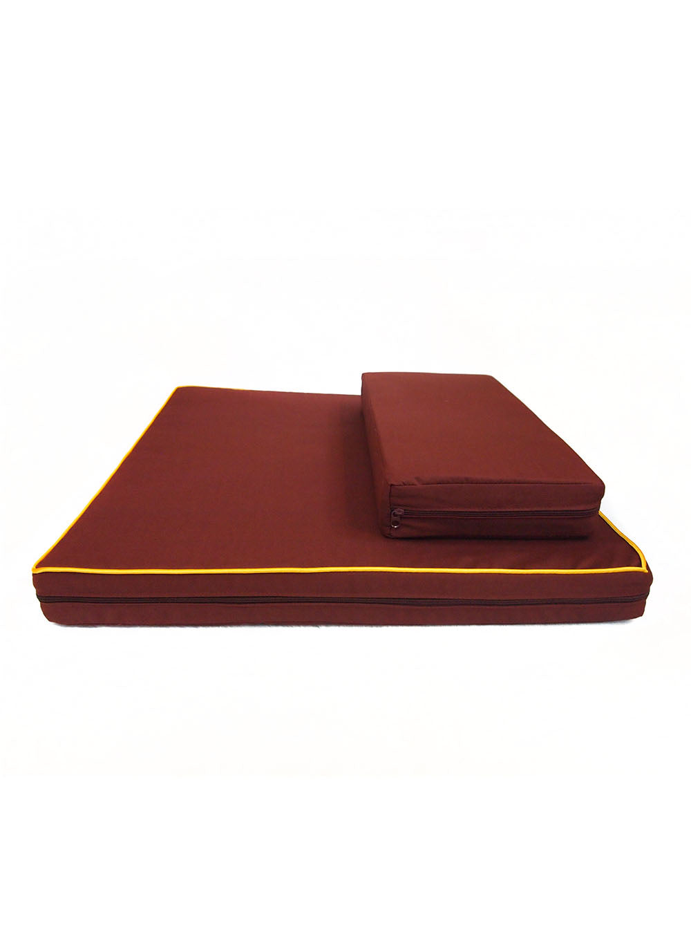 
					2-Pieces Large Meditation Cushion in Reddish Brown				