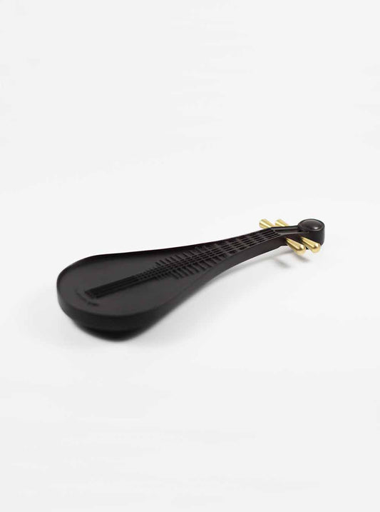 
					Black Wood Lute Incense Burner				