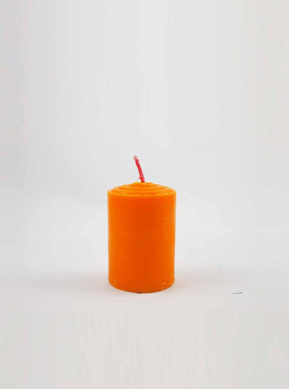 8-Hours Butter Candle in Orange (Box)