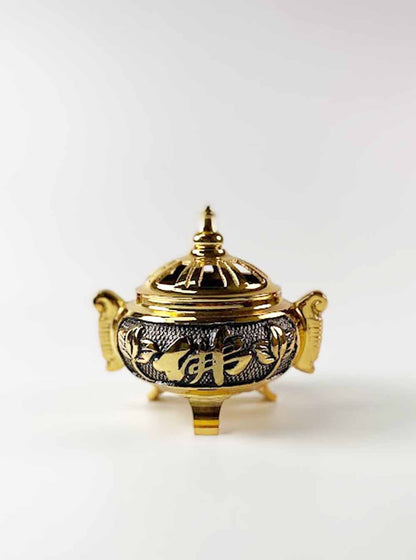 
					Gold-plated Buddha Incense Burner (11.5cm)				