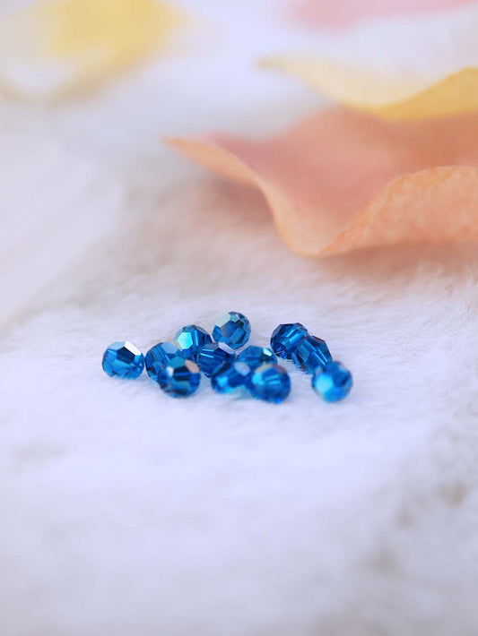 Swarovski Beads 5000 - 4MM - 12pc - Capri-Blue-AB