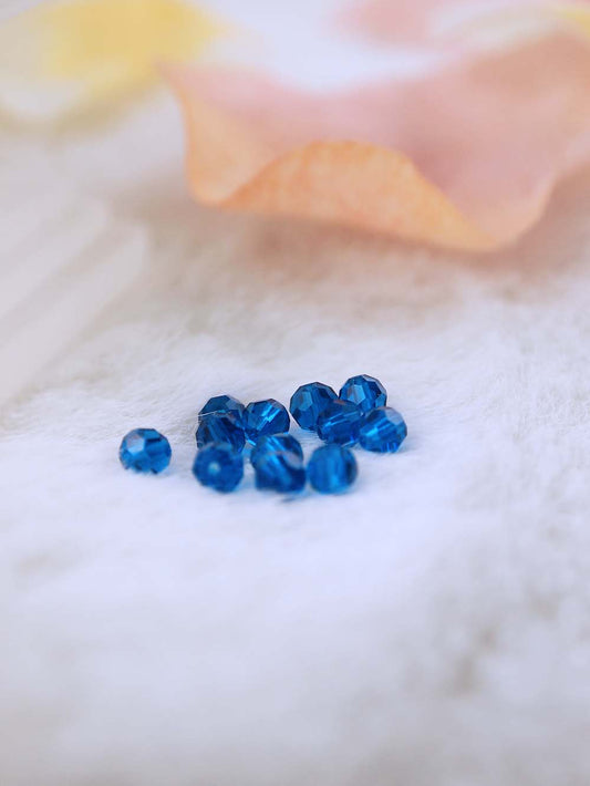 Swarovski Beads 5000 - 4MM - 12pc - Capri-Blue