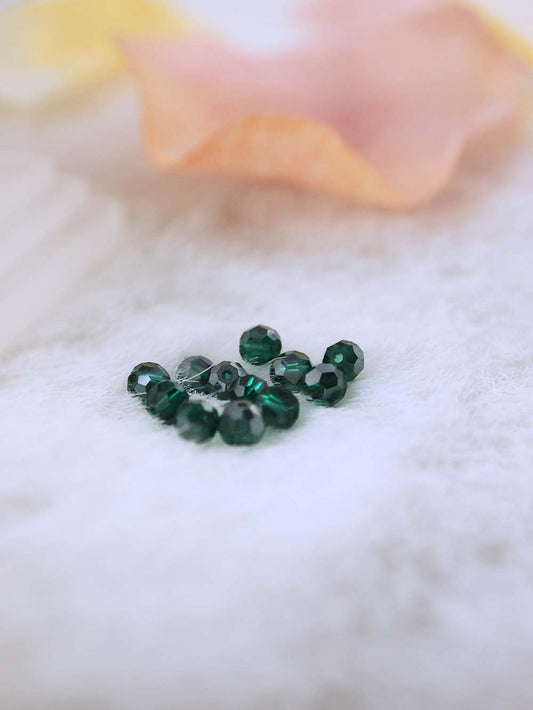 Swarovski Beads 5000 - 4MM - 12pc - Emerald-Satin