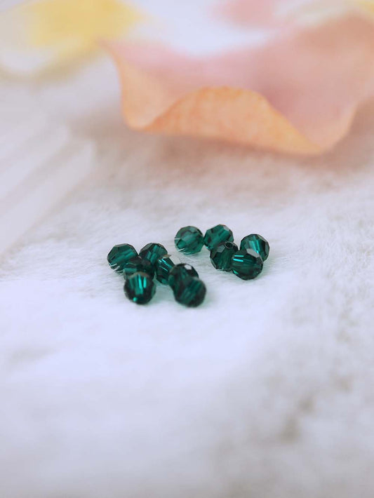 Swarovski Beads 5000 - 4MM - 12pc - Emerald