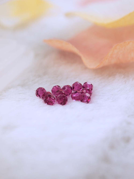 Swarovski Beads 5000 - 4MM - 12pc - Fuchsia