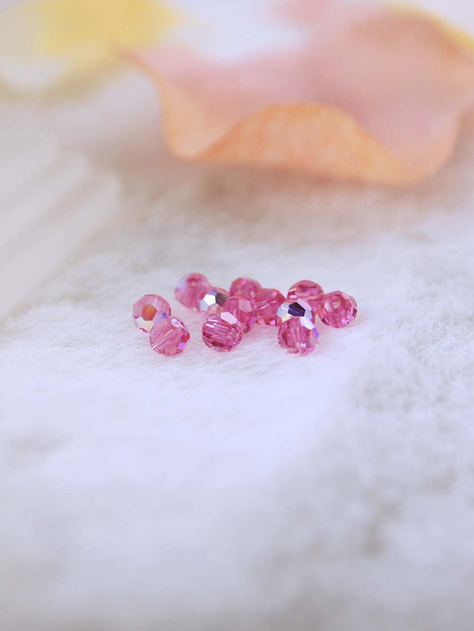 Swarovski Beads 5000 - 4MM - 12pc - Rose-AB