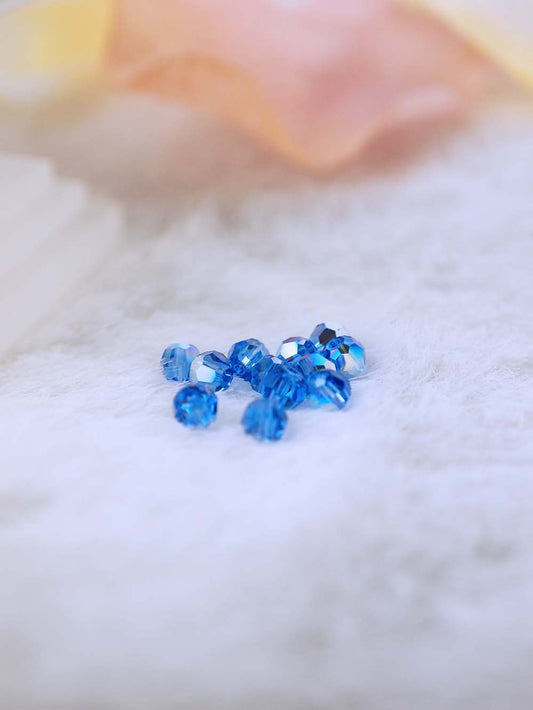 Swarovski Beads 5000 - 4MM - 12pc - Sapphire-AB