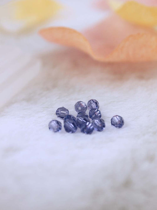 Swarovski Beads 5000 - 4MM - 12pc - Tanzanite