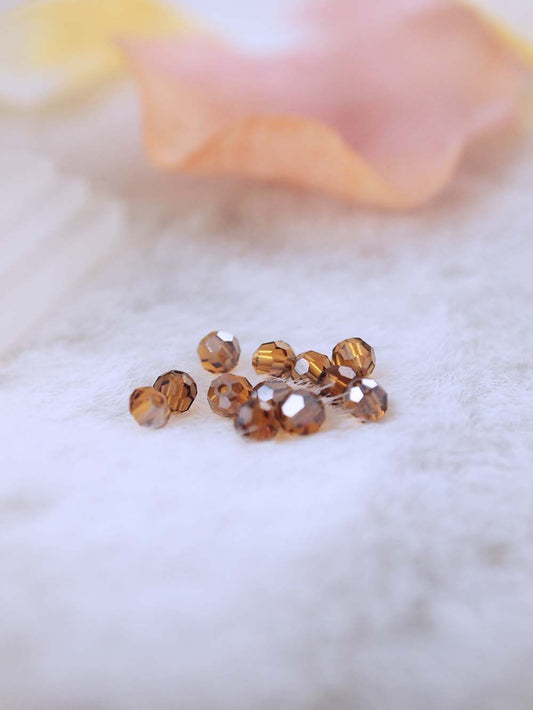 Swarovski Beads 5000 - 4MM - 12pc - Topaz-Satin