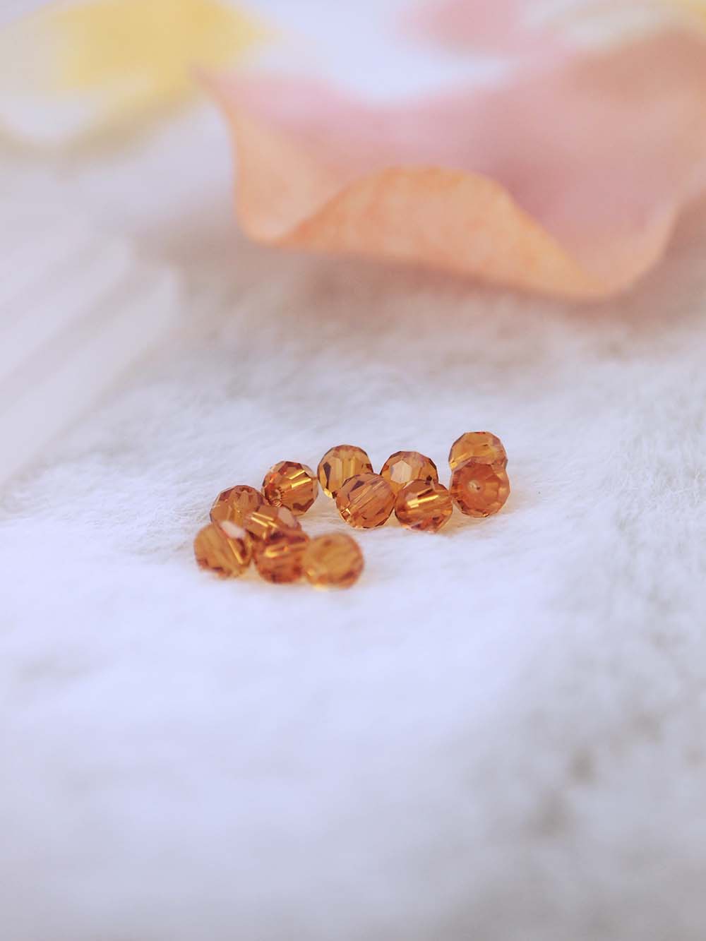 Swarovski Beads 5000 - 3mm - 12pc - Topaz