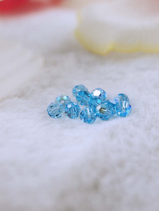 Swarovski Beads 5000 - 5mm - 12pc - Aquamarine-AB