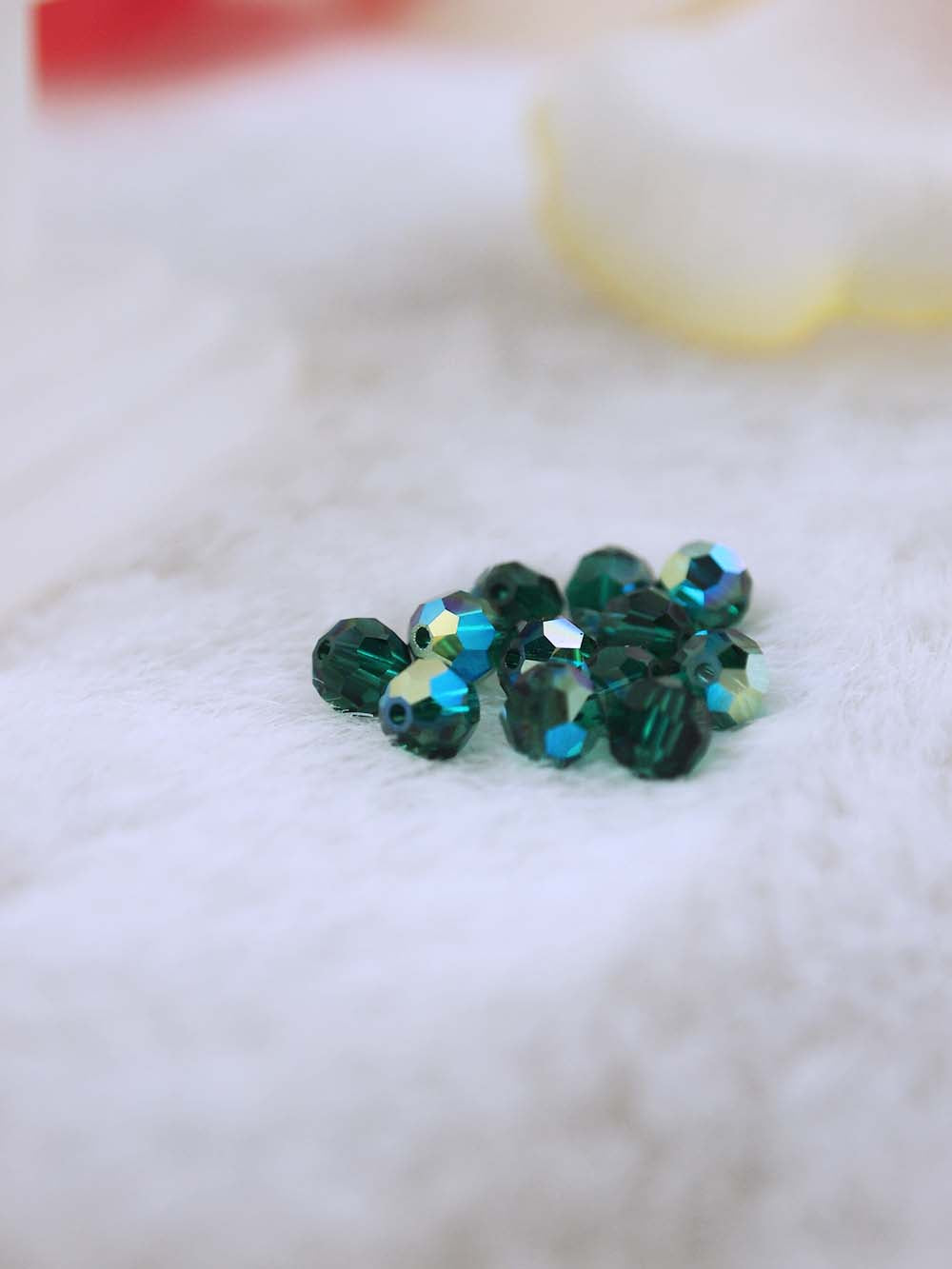 Swarovski Beads 5000 - 5mm - 12pc - Emerald-AB