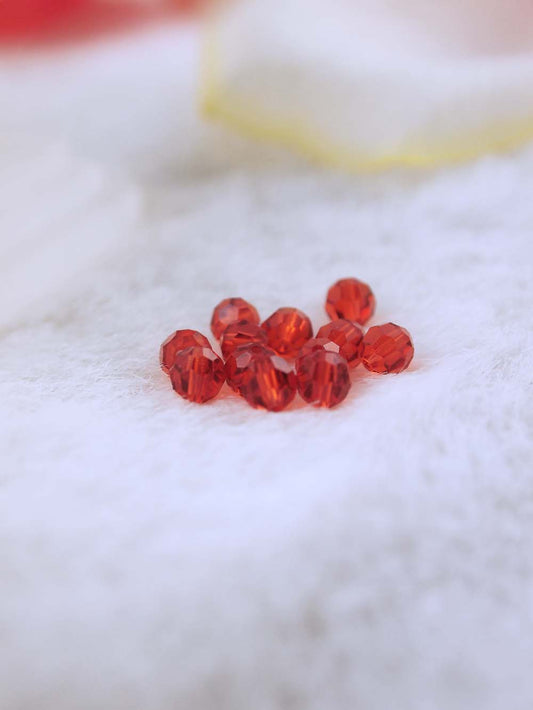 Swarovski Beads 5000 - 5mm - 12pc - Indian-Red