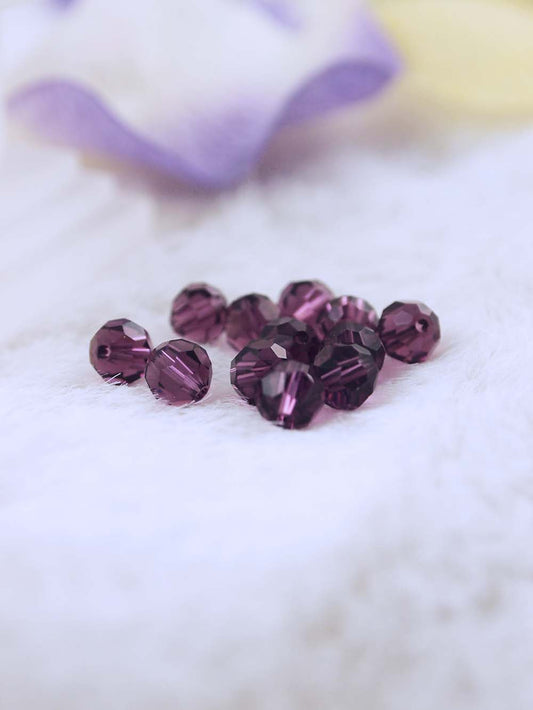 Swarovski Beads 5000 - 6mm - 12pc - Amethyst