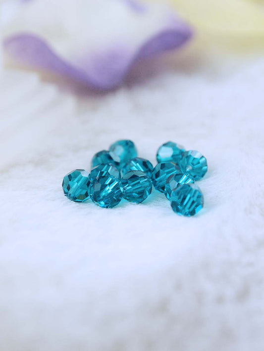 Swarovski Beads 5000 - 6mm - 12pc - Blue-Zircon