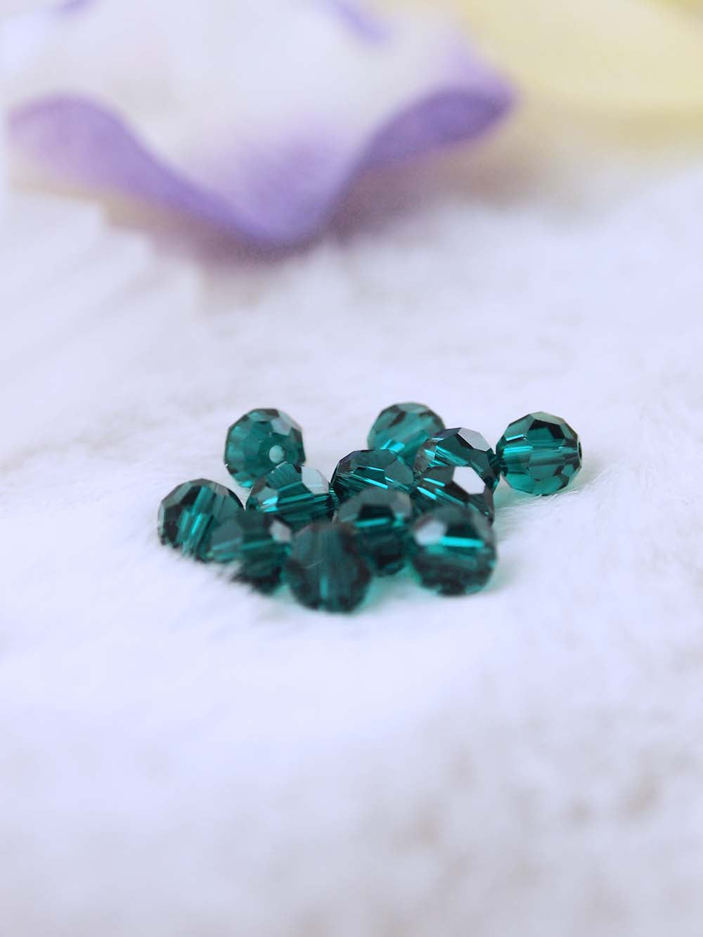 Swarovski Beads 5000 - 6mm - 12pc - Emerald