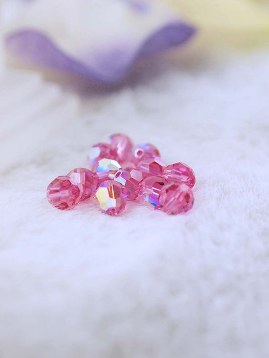 Swarovski Beads 5000 - 6mm - 12pc - Rose-AB