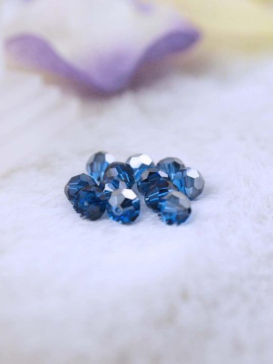 Swarovski Beads 5000 - 6mm - 12pc - Sapphire-Satin