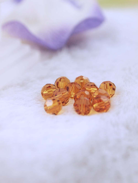 Swarovski Beads 5000 - 6mm - 12pc - Topaz