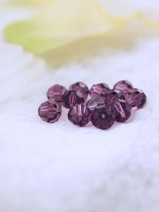 Swarovski Beads 5000 - 7mm - 12pc - Amethyst