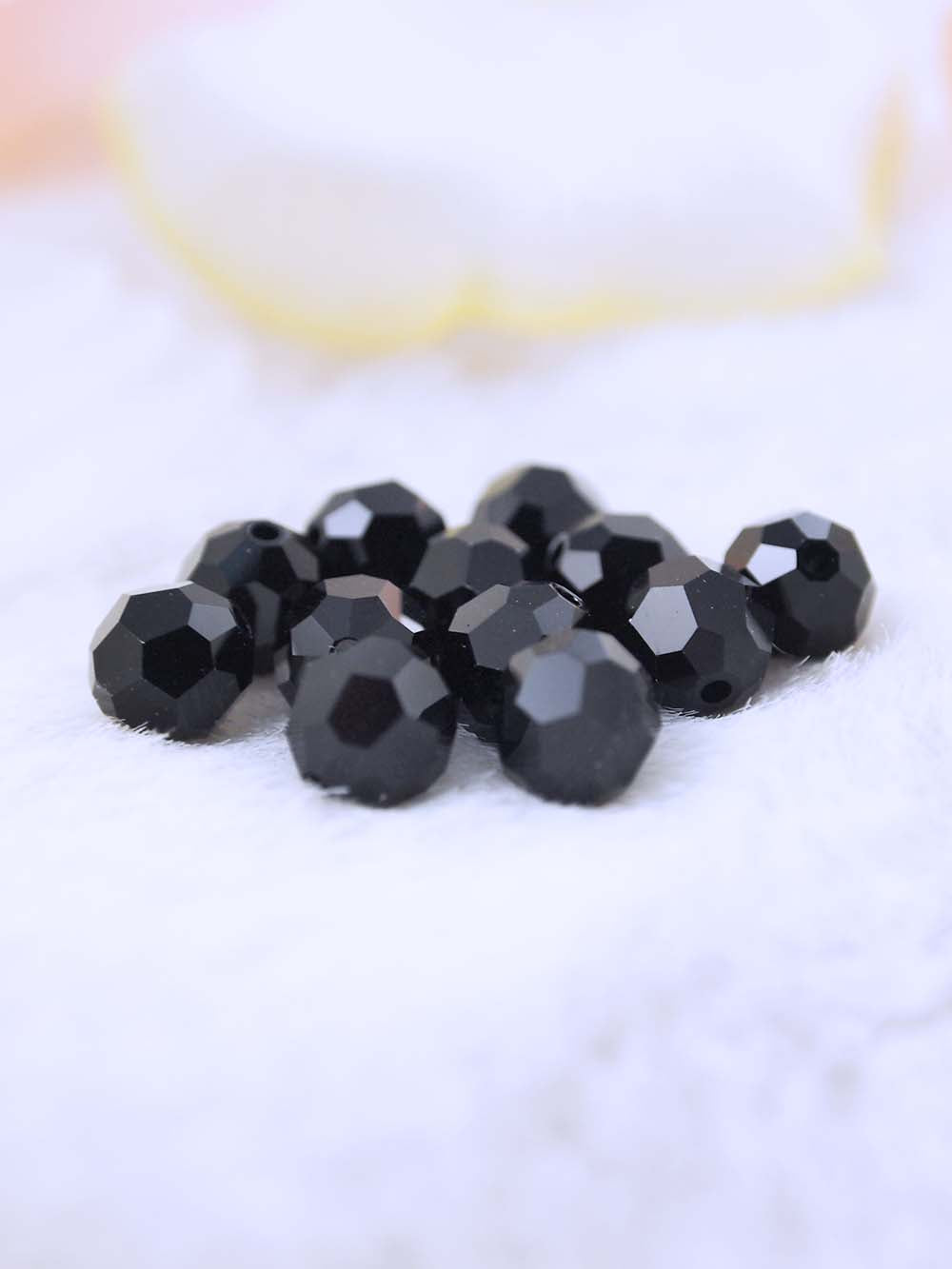 Swarovski Beads 5000 - 8mm - 12pc - Jet