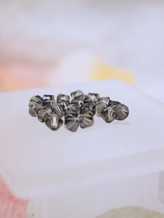 Swarovski Beads 5301 - 5mm - 24pc - Black Diamond AB