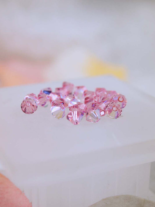 Swarovski Beads 5301 - 5mm - 24pc - Light Rose AB