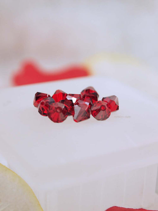Swarovski Beads 5301 - 6mm - 12pc - Light Siam Satin