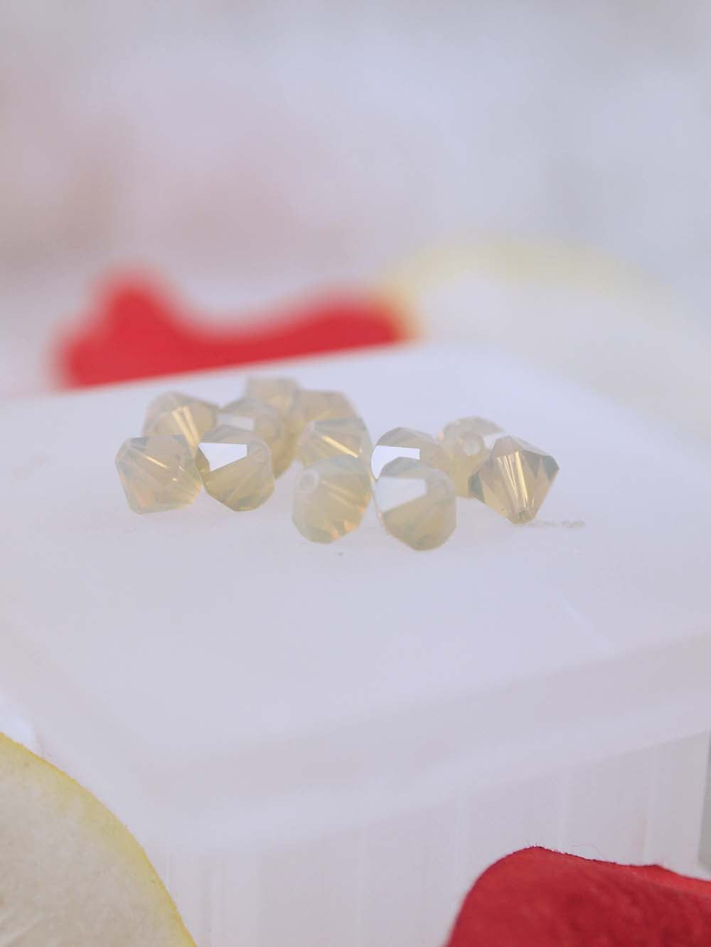Swarovski Beads 5301 - 6mm - 12pc - Sand Opal