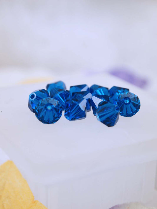 Swarovski Beads 5301 - 8mm - 12pc - Capri Blue