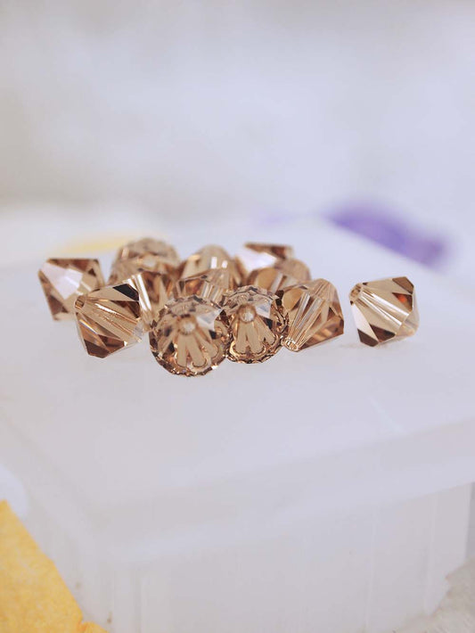 Swarovski Beads 5301 - 8mm - 12pc - Light Colorado Topaz
