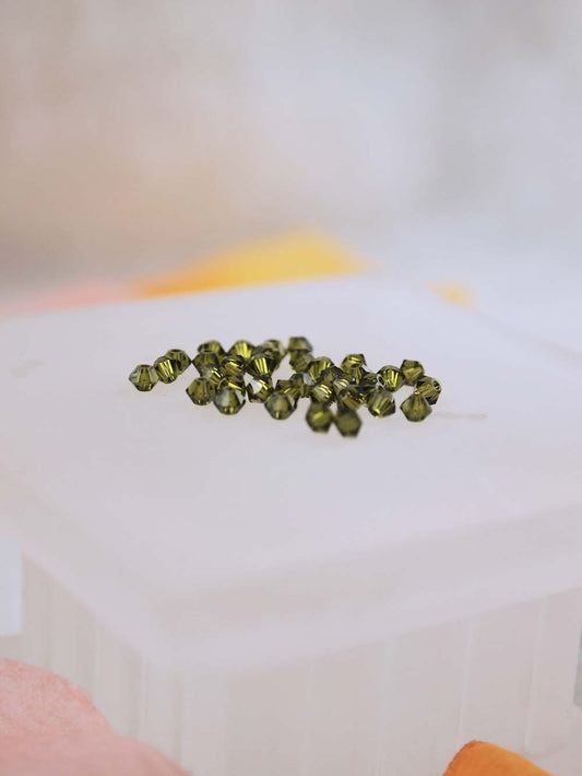 Swarovski Beads 5328 - 2mm - 36pc - Olivine