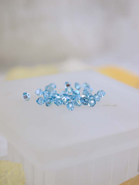 Swarovski Beads 5328 - 3mm - 36pc - Aquamarine AB