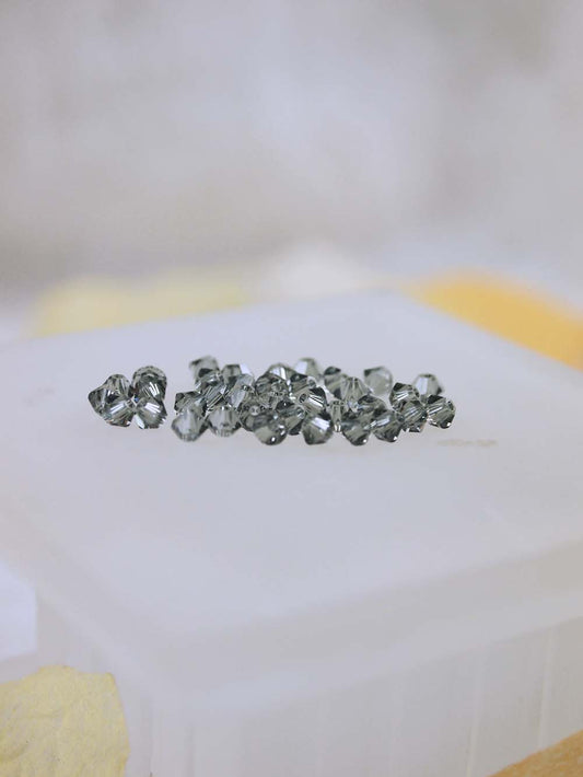 Swarovski Beads 5328 - 3mm - 36pc - Black Diamond